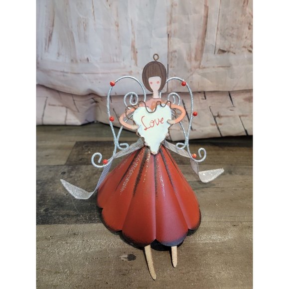 Pilgrim girl flower basket swen pat decor figure fall - Picture 1 of 5